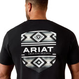 Ariat Mens Canyon Aztec Shield Tee - Black