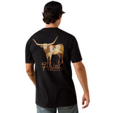 Ariat Mens Cowmooflage Tee - Black