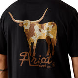 Ariat Mens Cowmooflage Tee - Black