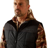 Ariat Mens Crius Insulated Vest - Phantom Chambray