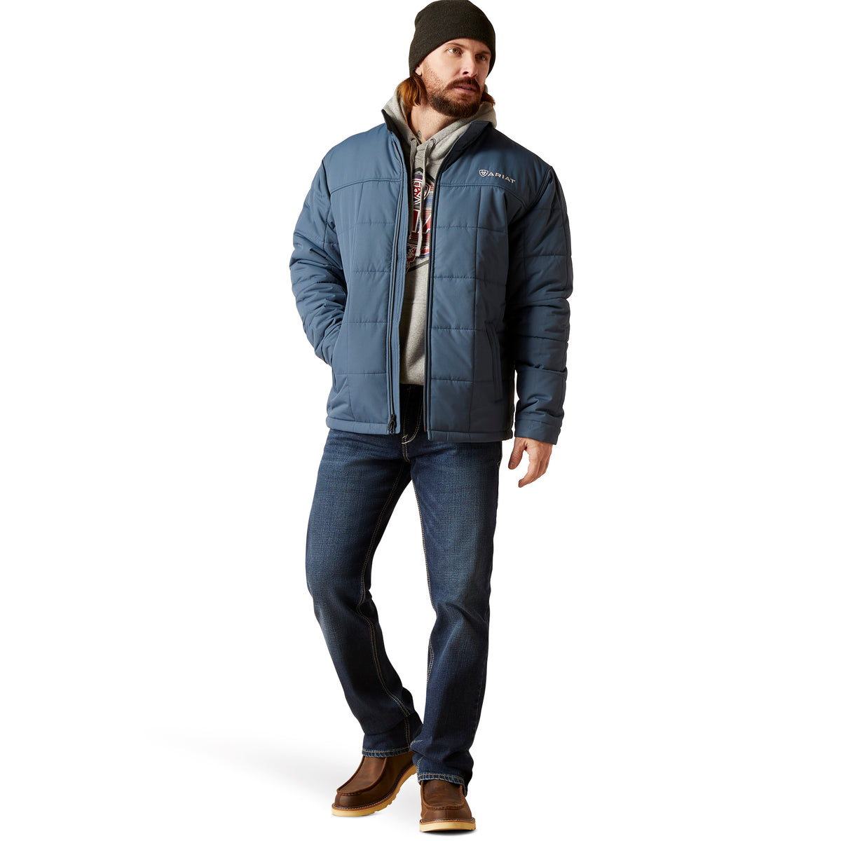 Ariat Mens Crius Insulated Jacket - Steely