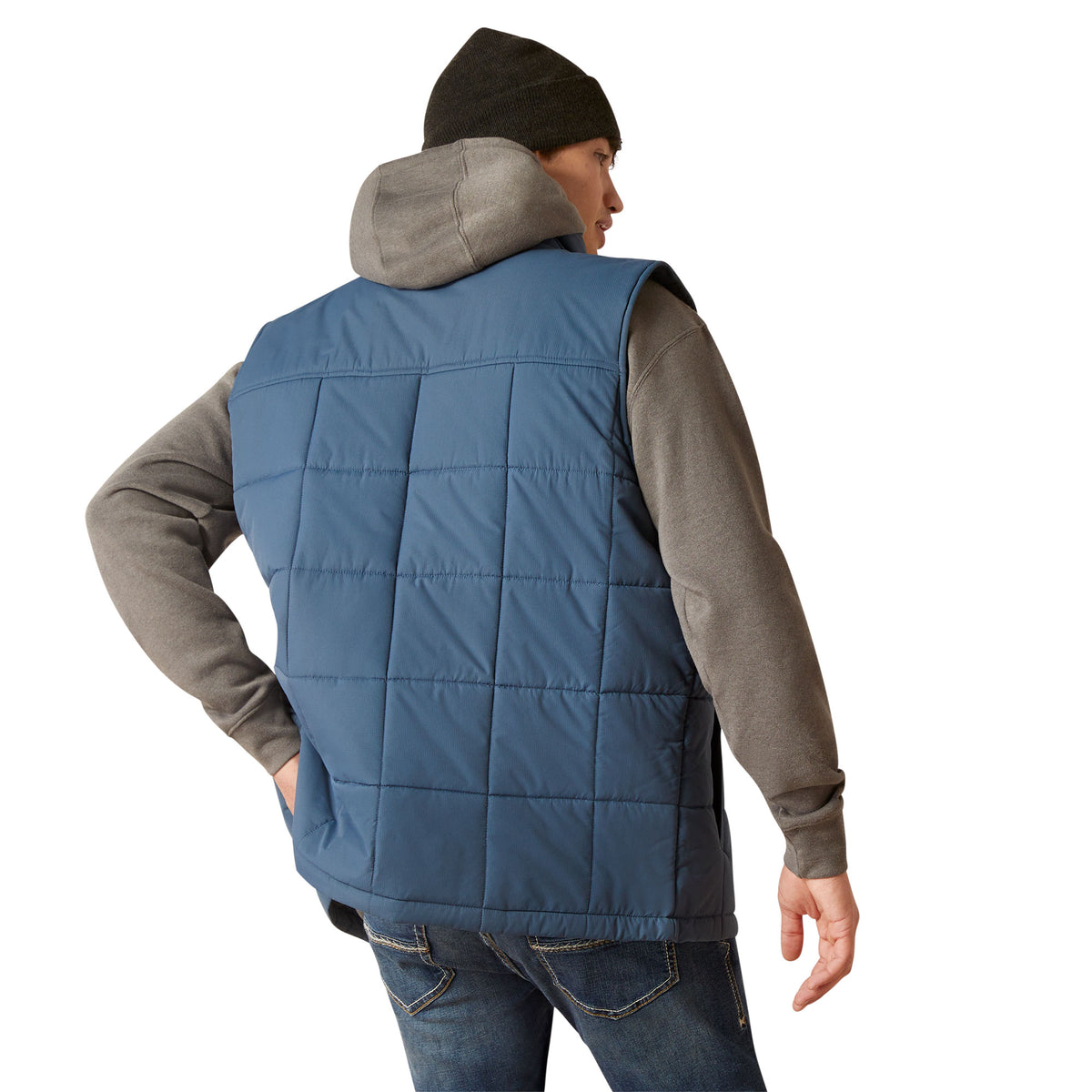 Ariat Mens Crius Insulated Vest - Steely