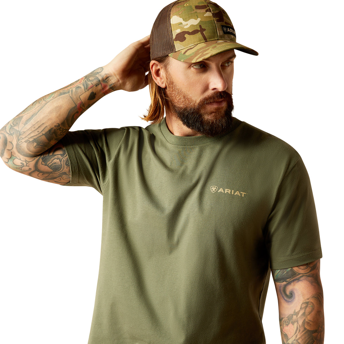 Ariat Mens Duck Tee - Surplus Green