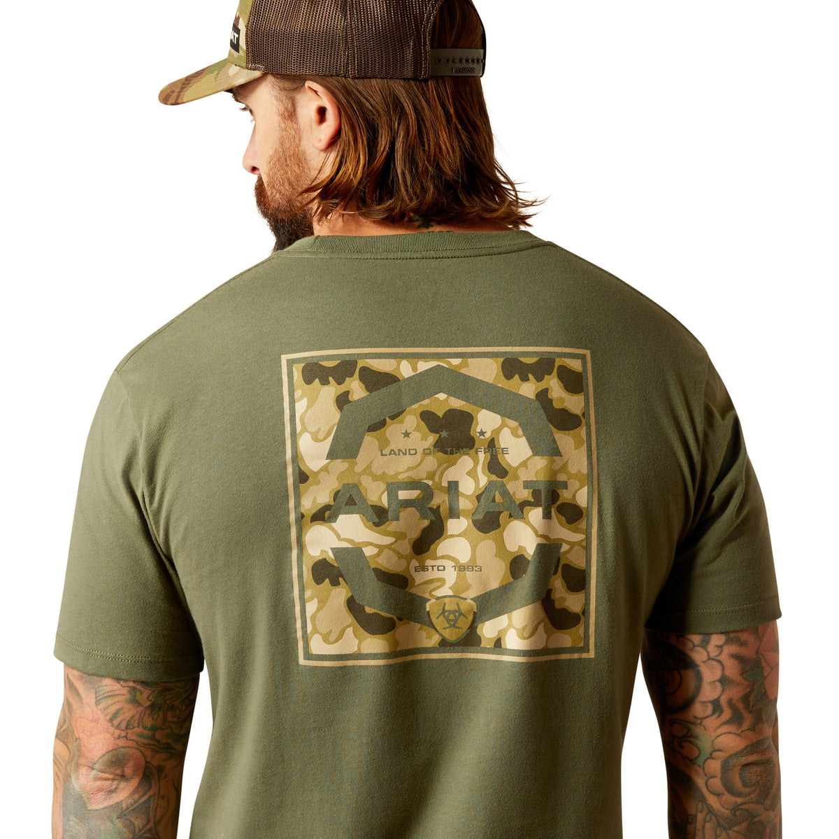 Ariat Mens Duck Tee - Surplus Green