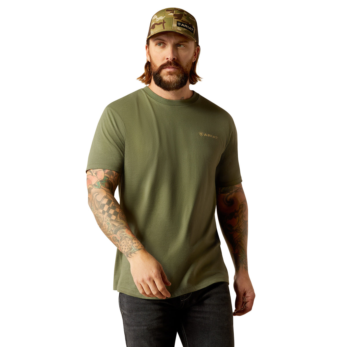 Ariat Mens Duck Tee - Surplus Green