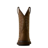 Ariat Mens Groundbreaker Wide Square Toe Steel Toe - Dark Brown