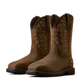 Ariat Mens Groundbreaker Wide Square Toe Steel Toe - Dark Brown