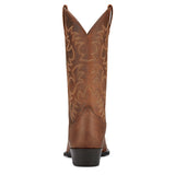 Ariat Mens Heritage Western R Toe - Distressed Brown