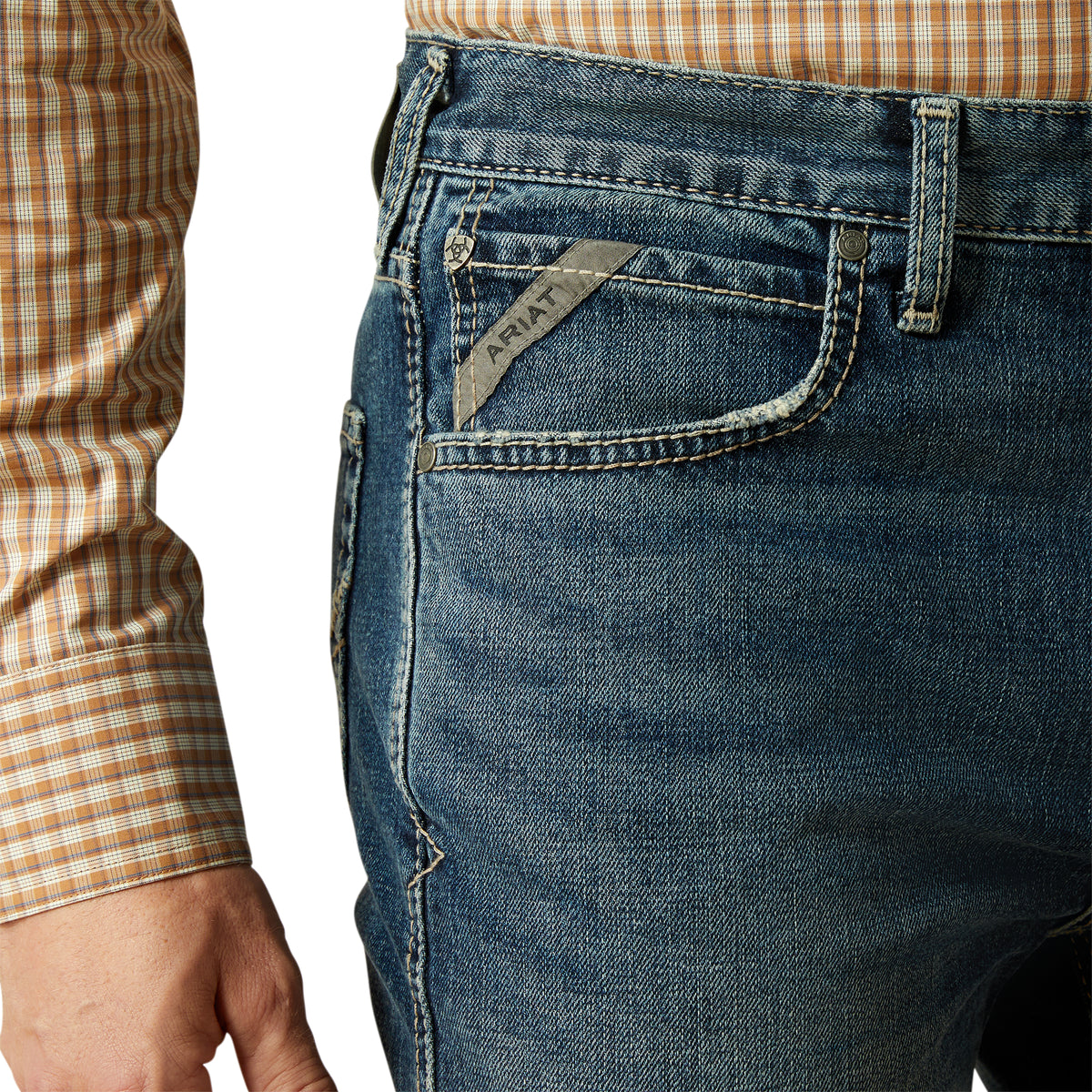 Ariat Mens High Rise M7 Straight Leg Jean - Sawyer Norris