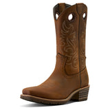 Ariat Mens Hybrid Roughstock Square Toe - Distressed Brown