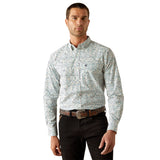 Ariat Mens Jansen Fitted Shirt - Blue