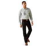 Ariat Mens Jansen Fitted Shirt - Blue