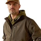 Ariat Mens Logo Softshell Jacket - Earth Green Heather