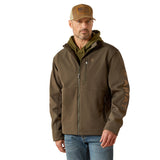 Ariat Mens Logo Softshell Jacket - Earth Green Heather
