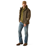 Ariat Mens Logo Softshell Jacket - Earth Green Heather