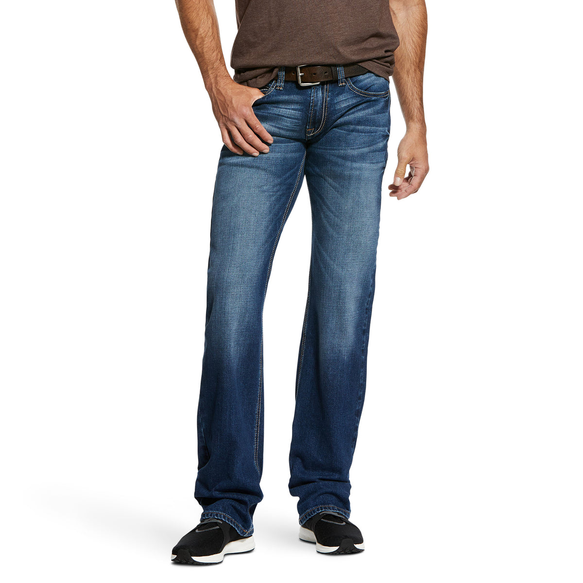 Ariat Mens M7 Nassau Straight Leg - Summit Medium Wash