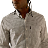 Ariat Mens Meyer Moder Fit Shirt - White