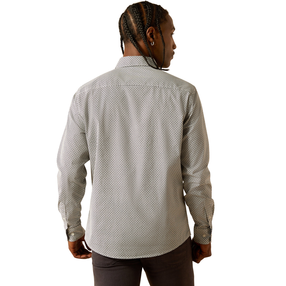 Ariat Mens Meyer Modern Fit Shirt - White