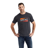 Ariat Mens Octane Stack Tee - Charcoal Heather
