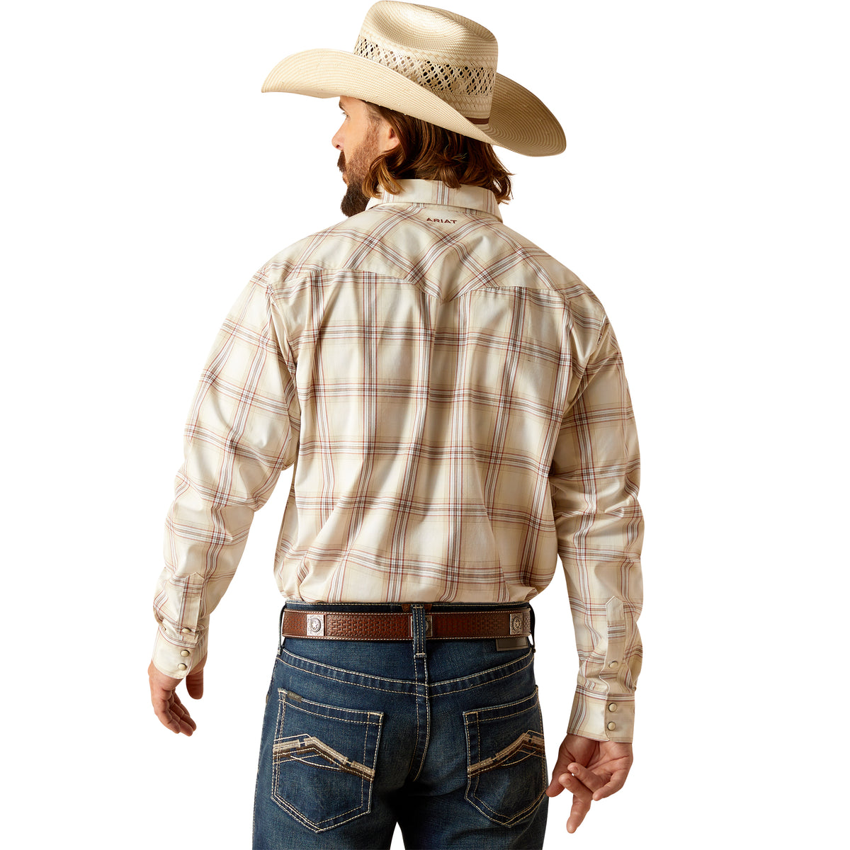 Ariat Mens Pro Prescott Snap Shirt - Sandshell