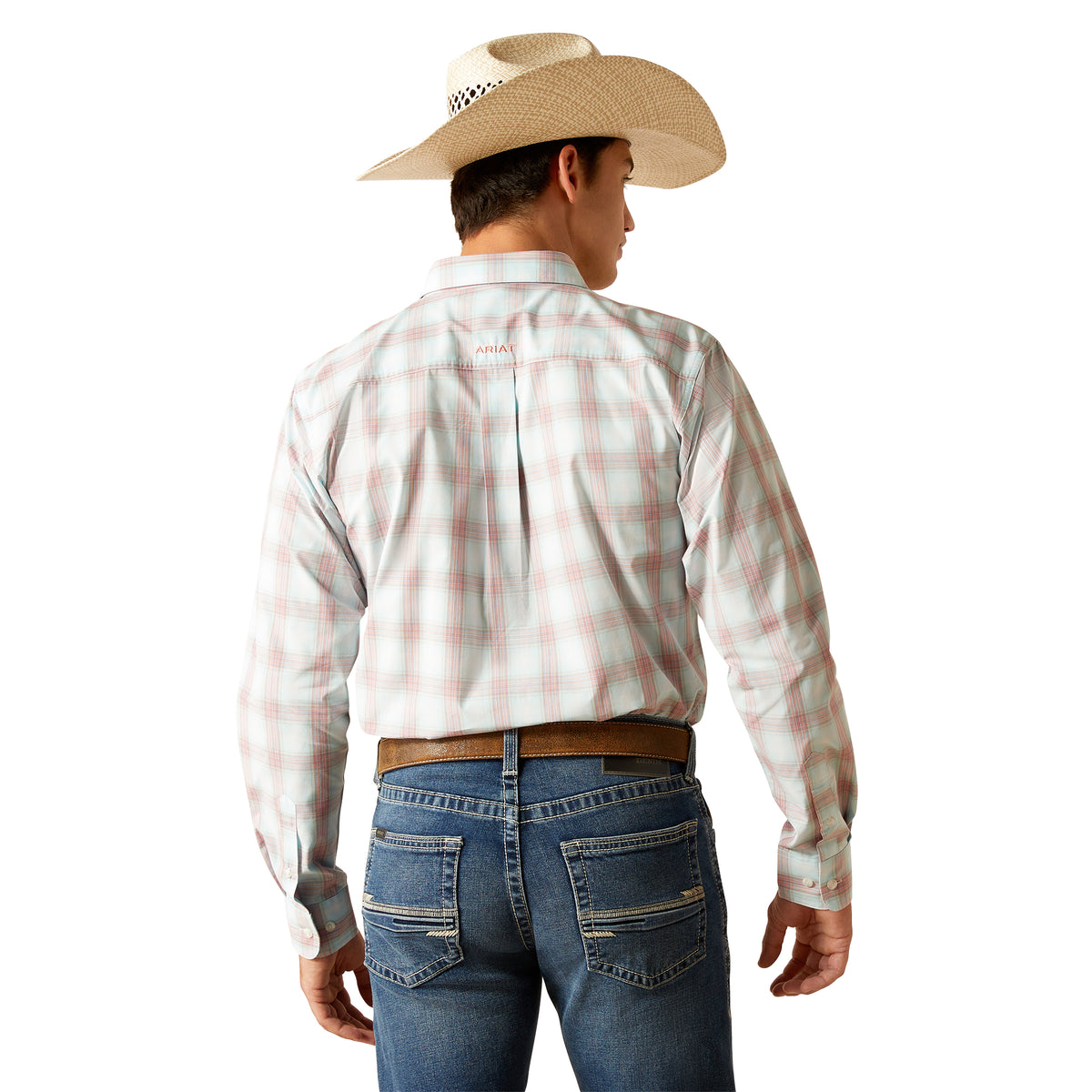 Ariat Mens Pro King Fitted Shirt - Sky