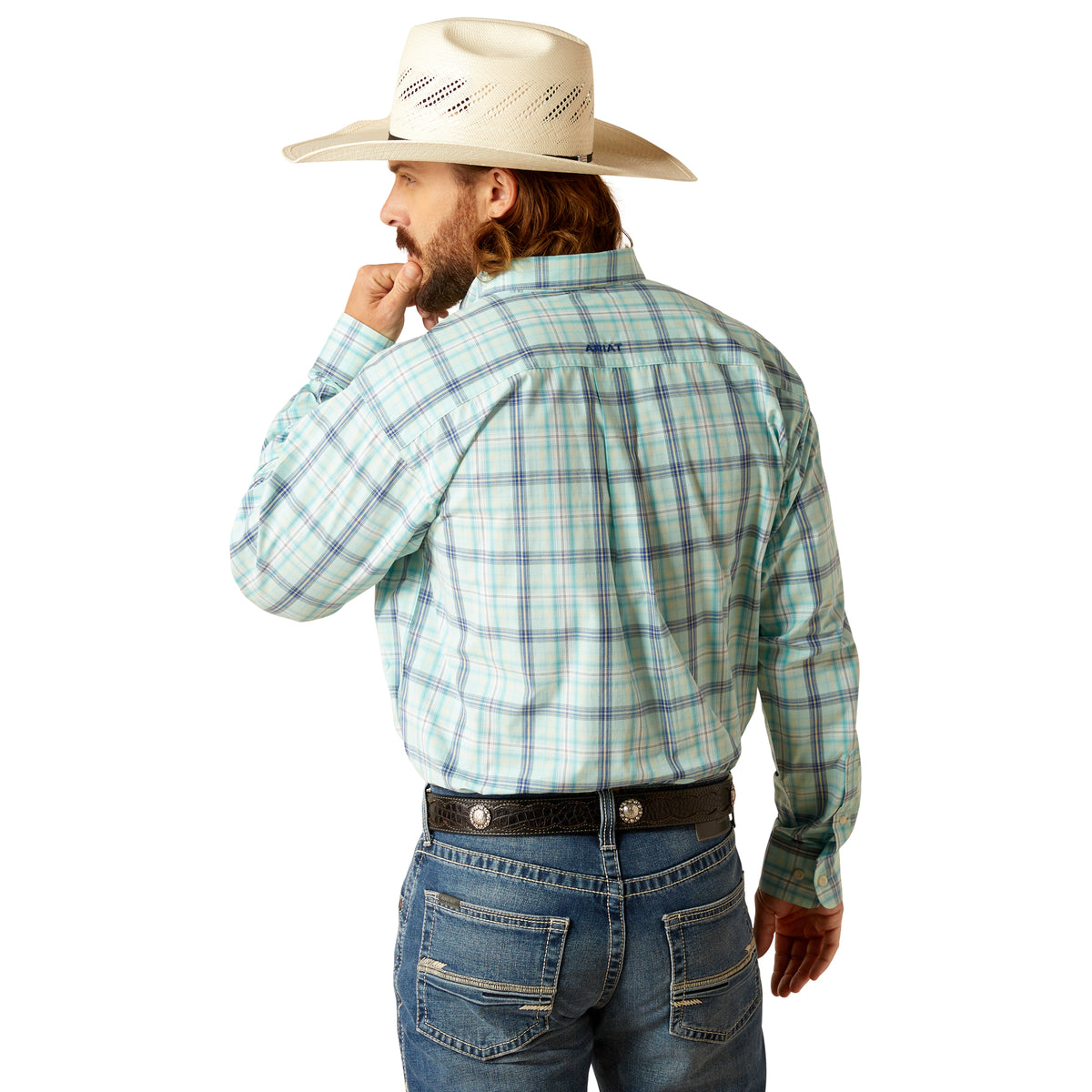 Ariat Mens Pro Pete Shirt - Blue Tint