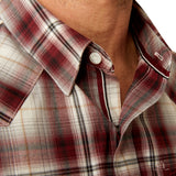 Ariat Mens Pro Series Walt Snap Shirt - Red