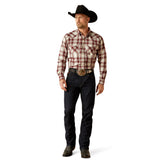 Ariat Mens Pro Series Walt Snap Shirt - Red