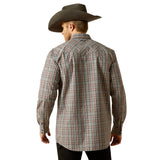 Ariat Mens Pro Series Trenton Fitten Snap Shirt - Grey