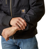 Ariat Mens Rebar Duracanvas Bomber Jacket - Black