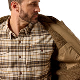 Ariat mens Rebar Duracanvas Jacket - Field Khaki