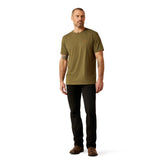 Ariat Mens Ropers Seal Tee - Military Healther