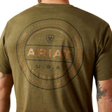 Ariat Mens Ropers Seal Tee - Military Healther