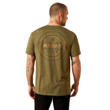 Ariat Mens Ropers Seal Tee - Military Healther