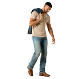 Ariat Mens Sandstone Shield Tee - Brindle Heather