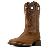 Ariat Mens Sport Sidebet Wide Square Toe - Toasted Grain/Dark Tan