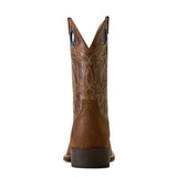 Ariat Mens Sport Sidebet Wide Square Toe - Toasted Grain/Dark Tan