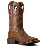 Ariat Mens Sport Sidebet Wide Square Toe - Toasted Grain/Dark Tan