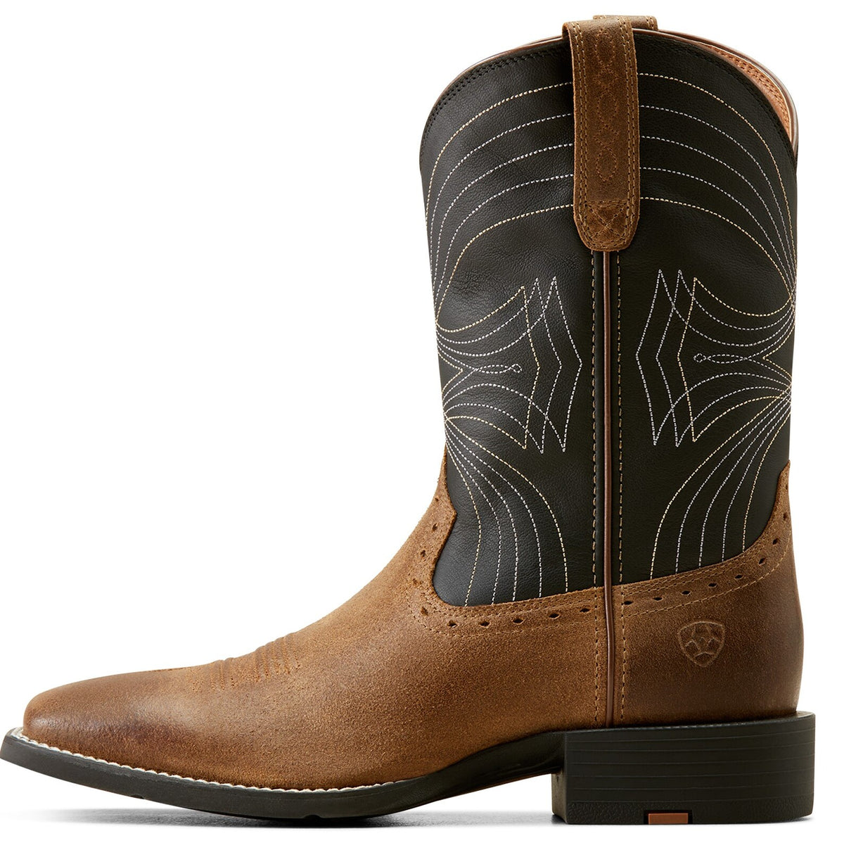 Ariat Mens Sport Wide Square Toe - Barley Borwn/Matte Black