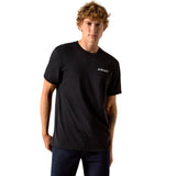 Ariat Mens Stipple Steer Tee - Black