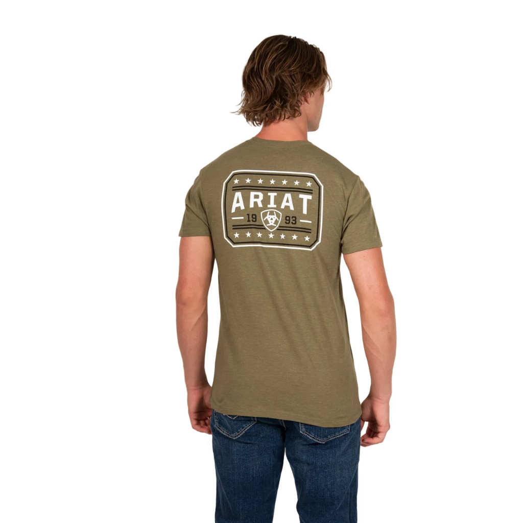 Ariat Mens 93 Liberty T Shirt - Army Green