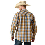 Ariat Mens Pro Series Tiango Classic Fit Shirt - Golden Brown Plaid