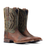 Ariat Mens Rowder Venttek 360 - Rowdy Rust/Forest Green