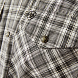 Ariat Mens Pro Series Wharton Snap Shirt - Black