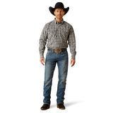 Ariat Mens Pro Series Wharton Snap Shirt - Black