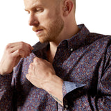Ariat Mens Wrinkle Free Brendan Shirt - Blue