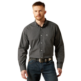 Ariat Mens Wrinkle Free Abel Shirt- Black