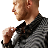 Ariat Mens Wrinkle Free Abel Shirt- Black