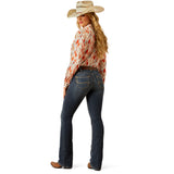 Ariat Womens Mid Rise Boot Cut Jean - Lilla Missouri