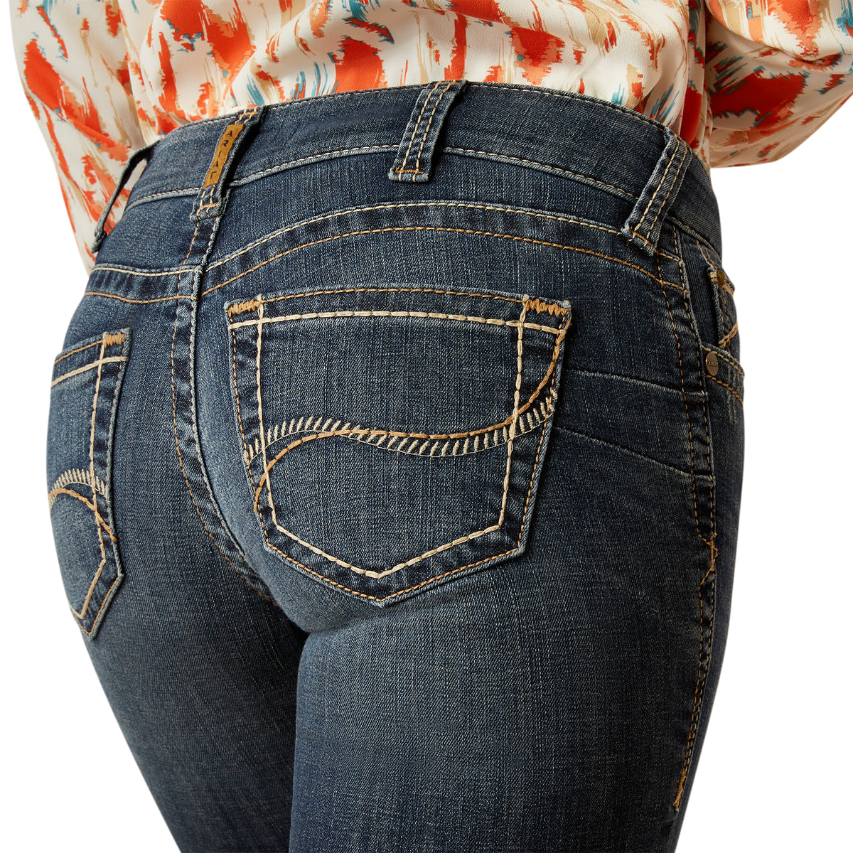 Ariat Womens Mid Rise Boot Cut Jean - Lilla Missouri